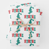 Dr. Seuss | Grinch - rood en groen Inpakpapier Vel (In situ)