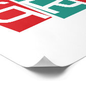 Dr. Seuss | Grinch - rood en groen Poster (Hoek)