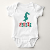 Dr. Seuss | Grinch - rood en groen Romper (Voorkant)