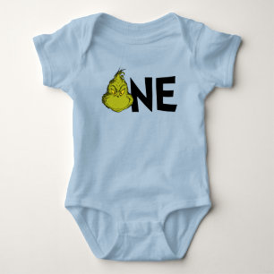 Dr. Seuss Grinch Winter 1e verjaardag Romper