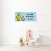 Dr. Seuss | Grinch Winter Verjaardag Spandoek (Insitu)