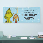Dr. Seuss | Grinch Winter Verjaardag Welkom Spandoek (Beurs)