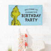 Dr. Seuss | Grinch Winter Verjaardag Welkom Spandoek (Insitu)