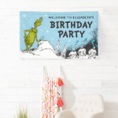 Dr. Seuss | Grinch Winter Verjaardag Welkom Spandoek (Insitu)