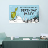 Dr. Seuss | Grinch Winter Verjaardag Welkom Spandoek (Beurs)
