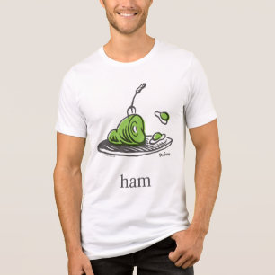 Dr. Seuss Groen Eet Ham Tri-Blend Shirt