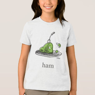Dr. Seuss Groen Eet Ham Tri-Blend Shirt
