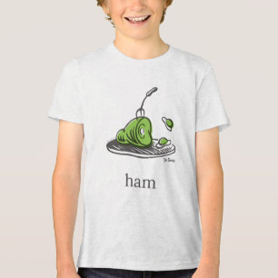 Dr. Seuss Groen Eet Ham Tri-Blend Shirt