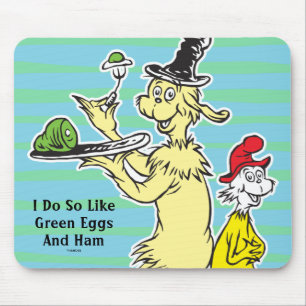 Dr. Seuss Groen Eet Ham Vriend & Sam-I-Am Muismat