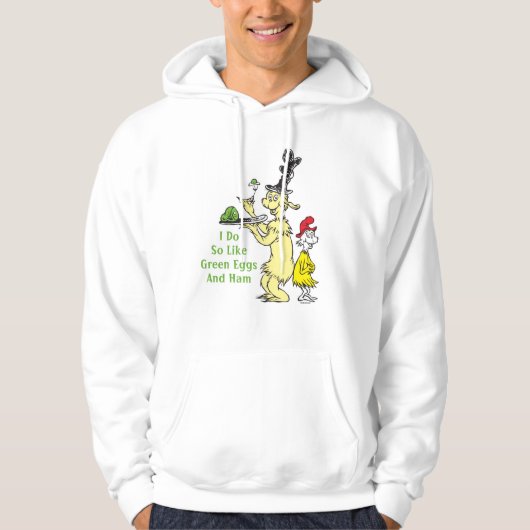 Dr. Seuss | Groene eieren en am | Vriend en Sam-I- Hoodie (Voorkant)