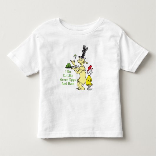 Dr. Seuss | Groene eieren en am | Vriend en Sam-I- Kinder Shirts (Voorkant)
