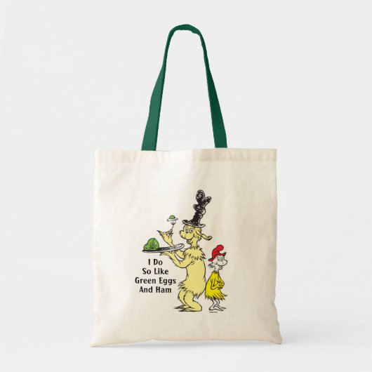 Dr. Seuss | Groene eieren en am | Vriend en Sam-I- Tote Bag (Voorkant)