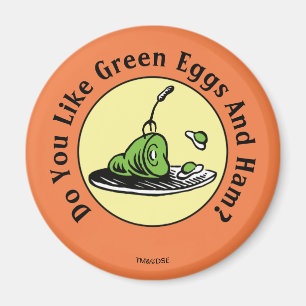 Dr. Seuss Groene Eieren en Ham Icoon Magneet