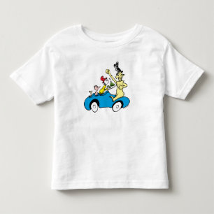 Dr. Seuss Groene Eieren en Ham Karakters in Auto Kinder Shirts