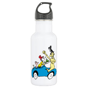 Dr. Seuss Groene Eieren en Ham Karakters in Auto Waterfles