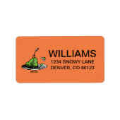 Dr. Seuss | Groene eieren en zwompictogram Etiket (Voorkant)