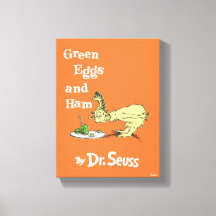 Dr. Seuss   Groene eieren met ham Canvas Afdruk
