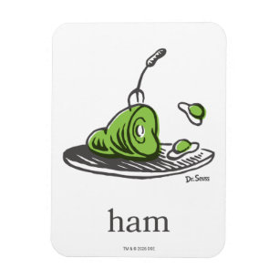 Dr. Seuss Groene eieren met ham Magneet