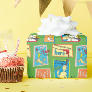 Dr. Seuss Groene Eieren met Ham Verhaal Citaten Cadeaupapier