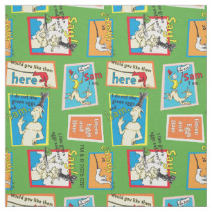 Dr. Seuss Groene Eieren met Ham Verhaal Citaten Stof