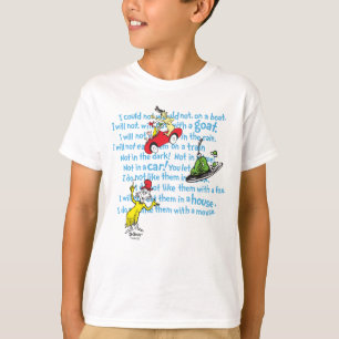 Dr. Seuss Groene Eieren Met Ham Verhaalboek Patr T-shirt