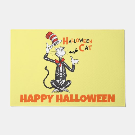 Dr. Seuss | Halloween Cat in het Pet Deurmat (Voorkant)
