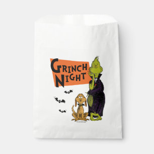 Dr. Seuss Halloween Grinch Nacht Grafisch Bedankzakje