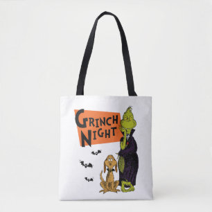 Dr. Seuss Halloween Grinch Nacht Grafisch Draagtas