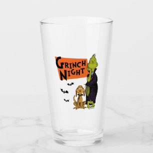Dr. Seuss Halloween Grinch Nacht Grafisch Glas