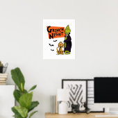 Dr. Seuss | Halloween Grinch Nacht Grafisch Poster (Thuiskantoor)