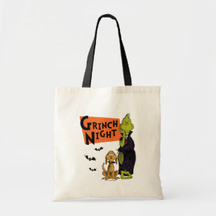 Dr. Seuss Halloween Grinch Nacht Grafisch Tote Bag