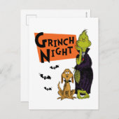 Dr. Seuss | Hallowen Grinch Night Graphic Briefkaart (Voorkant / Achterkant)