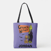 Dr. Seuss | Hallowen Grinch Night Graphic Draagtas (Achterkant)