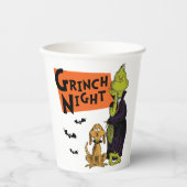 Dr. Seuss | Hallowen Grinch Night Graphic Papieren Bekers (Voorkant)