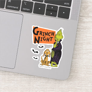 Dr. Seuss   Hallowen Grinch Night Graphic Sticker
