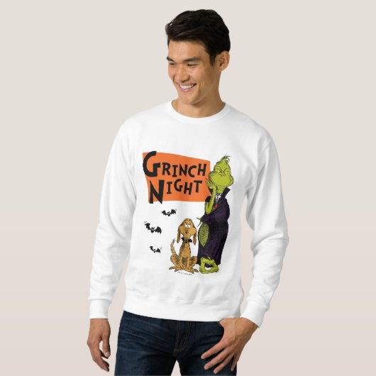 Dr. Seuss | Hallowen Grinch Night Graphic Trui (Voorkant volledig)