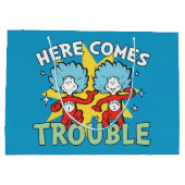 Dr. Seuss | Het eerste ding twee hier komt problem Groot Cadeauzakje (Achterkant)