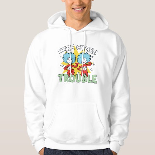 Dr. Seuss | Het eerste ding twee hier komt problem Hoodie (Voorkant)