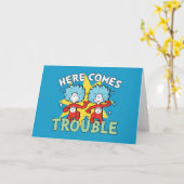 Dr. Seuss | Het eerste ding twee hier komt problem Kaart (Gele Bloem)