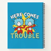 Dr. Seuss | Het eerste ding twee hier komt problem Notitieboek (Achterkant)