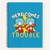 Dr. Seuss | Het eerste ding twee hier komt problem Notitieboek (Voorkant)