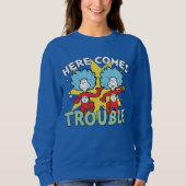 Dr. Seuss | Het eerste ding twee hier komt problem Trui (Voorkant)