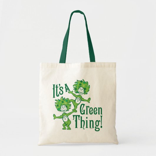 Dr. Seuss | Het is een Groene Ding! Tote Bag (Voorkant)