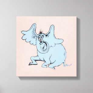 Dr. Seuss Horton & de Speck van Dust Canvas Afdruk