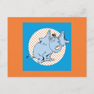 Dr. Seuss Horton Hears A Who Oranje Stippen Briefkaart