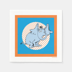 Dr. Seuss Horton Hears A Who Oranje Stippen Servet