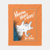 Dr. Seuss | Horton Hears A Who the Book Fleece Deken (Voorkant)