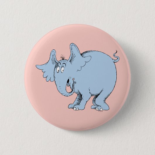 Dr. Seuss | Horton Hears Ronde Button 5,7 Cm (Voorkant)