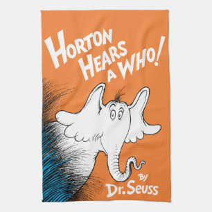 Dr. Seuss Horton hoort een Wie! het Boek Theedoek