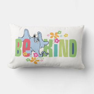 Dr. Seuss Horton hoort een Wie! Wees aardig Kussen